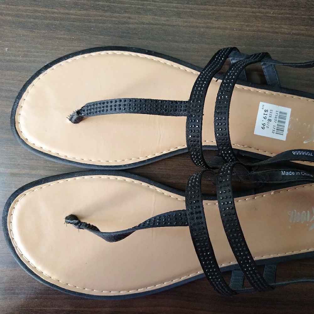 Black sandals